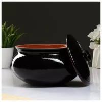 Набор посуды "Вятская керамика", черный, посуда для сервировки стола