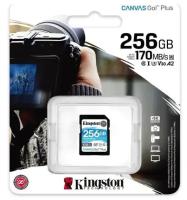 Карта памяти Kingston Canvas Go Plus SDXC UHS-I U3 V30 256Gb (170/90 Mb/s)