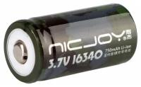 Аккумулятор NicJoy 16340 750mAh 3.7V li-ion (CR123A)