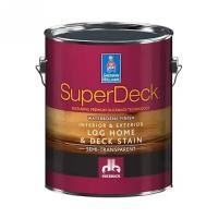 SW SuperDeck Log Home&Deck Stain, Tint Base Водная пропитка по дереву (бесцветный, 3,78 л)