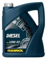 MANNOL Масло Моторное 15w40 Mannol 5л Минеральное Diesel E3/B3/A3