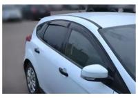 Дефлекторы боковых окон для Ford Focus Седан 2011-2019, Focus Хетчбэк (5 дв) 2011-2015