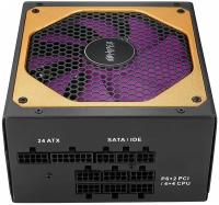 Блок питания HIPER для ПК 1100 Ватт/ PSU HPG-1100FM (1000W 80+Gold, 14cm Fan, 220V input, Efficiency 90%, Modular, Black) BOX