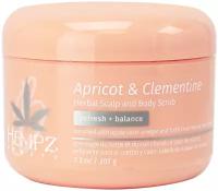 Скраб для кожи головы и тела абрикос и клементин / Apricot & Clementine Herbal Scalp & Body Scrub 207 гр