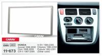 Переходная рамка 2-DIN для а/м HONDA Accord 1990-2002; Civic 1999-2000; CR-V 1997-2006; H-RV 1998-2005; Odyssey 1995-2004; Prelude 1992-2001 CARAV 11-673