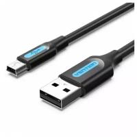 Кабель USB2.0 тип А(m)-miniB(5P) 1.5м. Vention COMBG