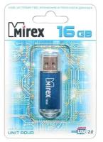 Флешка Mirex Unit aqua 16 Гб usb 2.0 Flash Drive - синий