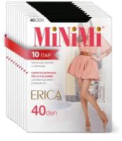 Колготки MiNiMi Erica, 40 den, 10 шт., размер 4/L, черный