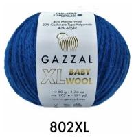 Пряжа GAZZAL Baby wool XL (Газзал Бэби вул) 50г/100м - 1 шт. арт. 802