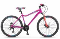 Горный женский велосипед Stels Miss 5000 MD V020, 18" (Фиолетовый/Розовый)