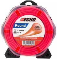 Леска / корд для триммера круг ECHO Round Line / 2,4 мм*12 м