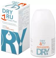 Дезодорант DRY RU Forte Plus женский мужской, шариковый антиперспирант от пота и запаха, ролик, 50 мл