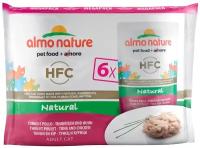 ALMO NATURE CAT CLASSIC NATURE MULTIPACK набор паучей для взрослых кошек с тунцом и курицей 6 шт х 55 гр (1 шт)