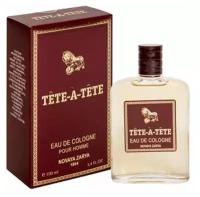 Новая Заря Одеколон для мужчин Tete-a-Tete (Тет-а-Тет), 100 мл