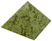 Зеленый Змеевик пирамида, 40 мм
