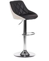 Стул барный TetChair Messy KY704C black/white/chrome