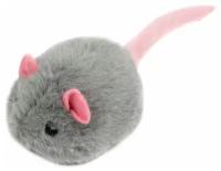 Игрушка для кошек GIGWI Melody chaser Мышка со звуковым чипом серая (6 см)