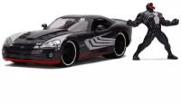 Набор Машинка с Фигуркой Марвел 2.75"+1:24 2008 Dodge Viper SRT10 Веном 31750