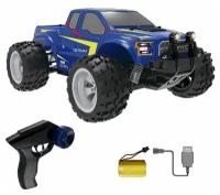 Радиоуправляемый монстр Double Eagle Ford F-150 Raptor (синий) 1:18 4WD 2.4G RTR, E325-003-BLUE