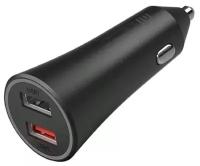 Автомобильное зарядное устройство Xiaomi Mi 37W Dual-Port Car Charger, 2 USB, 3А, черное