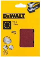 DEWALT Шлифлисты перф. 115х115мм,40G, 10шт DT3020