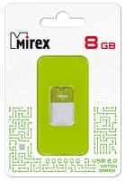 Флешка Mirex 8GB Arton, USB 2.0, Зеленый