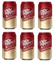 Газированный напиток Dr. Pepper Cream Soda, США (6 шт. по 355 г)