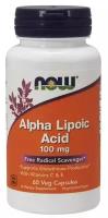 Капсулы NOW Alpha Lipoic Acid with Vitamins C and E, 100 мг, 60 шт