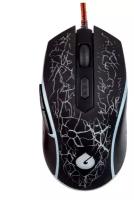 Игровая мышь проводная Gaming Mouse G6 черная с подсветкой, мгновенный отклик, 6 кнопок, длина 1,5 метра, провод в оплетке