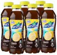 Чай Nestea черный Лимон 0.5 л. ПЭТ упаковка 6 штук