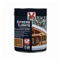 Антисептик для дерева V33 EXTREME CLIMATE акрил, п/гл, каштан 2,5л