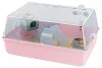 Клетка для хомяков Mini Duna Hamster 55х39х27 см (цвета розовый, синий и серый)