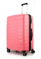 Impreza Shift - Чемодан розового цвета со съемными колесами и расширением размера L