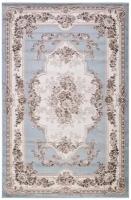 Ковёр Merinos Valencia Deluxe 150x300 прямоугольный голубой/бежевый 4015