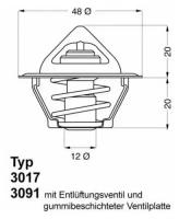 Термостат opel kadett/astra/vectra 1.2-1.6i 84 Wahler 301792D2