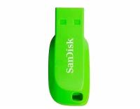 Флеш диск 64GB USB 2.0 SanDisk Cruzer Blade CZ50 зеленый