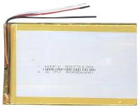 Аккумулятор Li-Pol (батарея) 3*73*130мм 3pin 3.7V/4000mAh