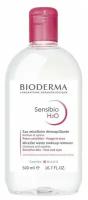 Вода мицеллярная для нормальной и чувствительной кожи лица Н2О Sensibio Bioderma/Биодерма 500мл