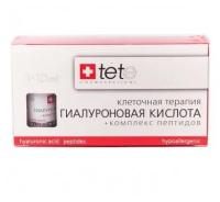 TETe Cosmeceutical Hyaluronic Acid + Peptides средство для лица Гиалуроновая кислота с комплексом пептидов, 10 мл (3 шт.)