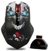 Мышь беспроводная A4TECH Bloody R8 metal feet Skull design чёрный USB