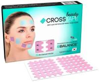 Кросс тейпы для лица CROSS TAPE BEAUTY 4,9 см x 5,2 см (размер C) сакура