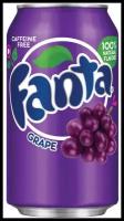 Газированный напиток Fanta Grape / Фанта Виноград 355 мл.(США)