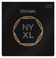 NYXL1046 NYXL Комплект струн для электрогитары, никелированные, Regular Light, 10-46, D'Addario