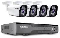 Комплект видеонаблюдения Ginzzu HK-441N 4 канала 2Mp 4 камеры
