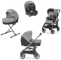 Коляска Inglesina Trilogy System Quattro 4 в 1 на шасси Trilogy Slate, Mauil Grey