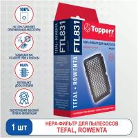 Topperr нера-фильтр для пылесосов TEFAL, ROWENTA серии Silence Force Multi-Cyclonic, 1 шт, FTL 831