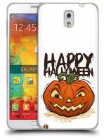 Чехол задняя-панель-накладка-бампер MyPads Хэллоуин счастливый для Samsung Galaxy Note 3 SM-N900/N9005 противоударный