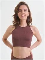 9042 Crop top Rib