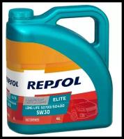 Синтетическое моторное масло Repsol Elite Long Life 50700/50400 5W30, 4 л