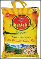 Рис индийский Басмати Tamashae MIADI длиннозерный,пропаренный 5 кг (мешок)